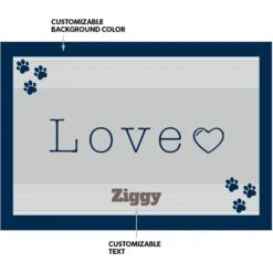 Frisco Love Cutout Personalized Dog & Cat Placemat 7 Frisco Love Cutout Personalized Dog & Cat Placemat -Frisco 299558 PT1. AC SS1800 V1636047788