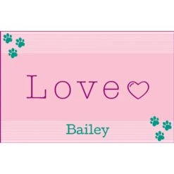 Frisco Love Cutout Personalized Dog & Cat Placemat 8 Frisco Love Cutout Personalized Dog & Cat Placemat -Frisco 299558 PT2. AC SS1800 V1636048343