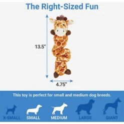 Frisco Giraffe Bungee Plush Squeaky Dog Toy & Frisco Sloth Bungee Plush Squeaky Dog Toy -Frisco 302402 PT2. AC SS1800 V1623046647