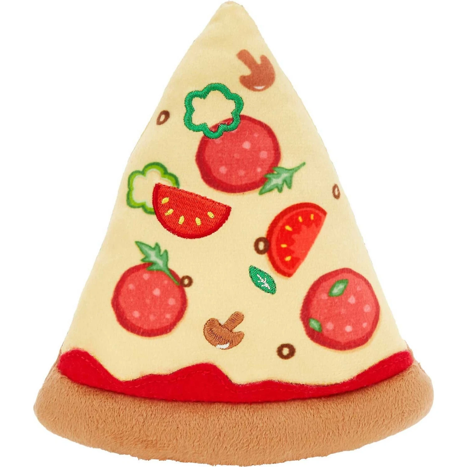 Frisco Pizza Slice Plush Squeaky Dog Toy & Frisco Taco Plush Squeaky Dog Toy 4 Frisco Pizza Slice Plush Squeaky Dog Toy & Frisco Taco Plush Squeaky Dog Toy - Image 2
