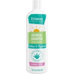 Frisco Aloe Hydrating Dog & Cat Spray, Sweet Nectar Scent & Frisco Oatmeal Dog & Cat Shampoo, Almond Scent -Frisco 303372 PT5. AC SS1800 V1623034641
