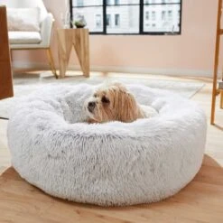 Frisco Eyelash Cat & Dog Bolster Bed & Frisco Eyelash Cat & Dog Blanket -Frisco 303412 PT4. AC SS1800 V1623069146