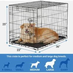 Frisco Fold & Carry Single Door Collapsible Wire Dog Crate & Frisco Premium Extra Large Printed Dog Training & Potty Pads 13 Frisco Fold & Carry Single Door Collapsible Wire Dog Crate & Frisco Premium Extra Large Printed Dog Training & Potty Pads -Frisco 303438 PT2. AC SS1800 V1623073652