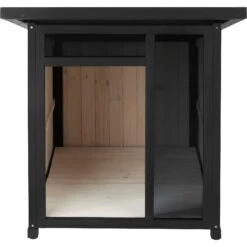 Frisco Modern Wooden Outdoor Dog House, White -Frisco 304038 PT4. AC SS1800 V1641481007