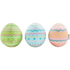 Frisco Easter Eggs Plush Squeaky Dog Toy 10 Frisco Easter Eggs Plush Squeaky Dog Toy -Frisco 304954 PT2. AC SS1800 V1642441297