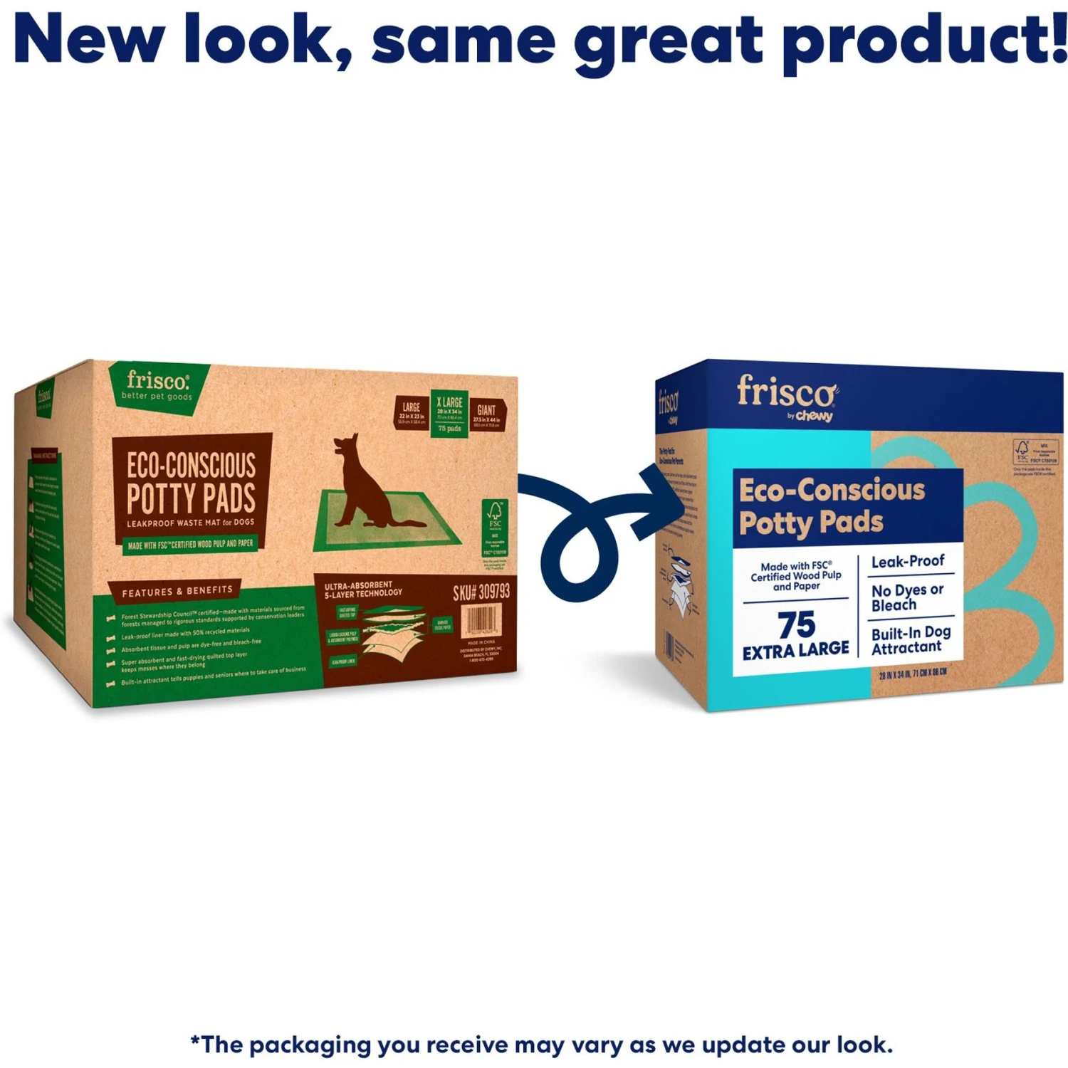Frisco Extra Large Eco-Conscious Dog Training & Potty Pads 4 Frisco Extra Large Eco-Conscious Dog Training & Potty Pads - Image 2