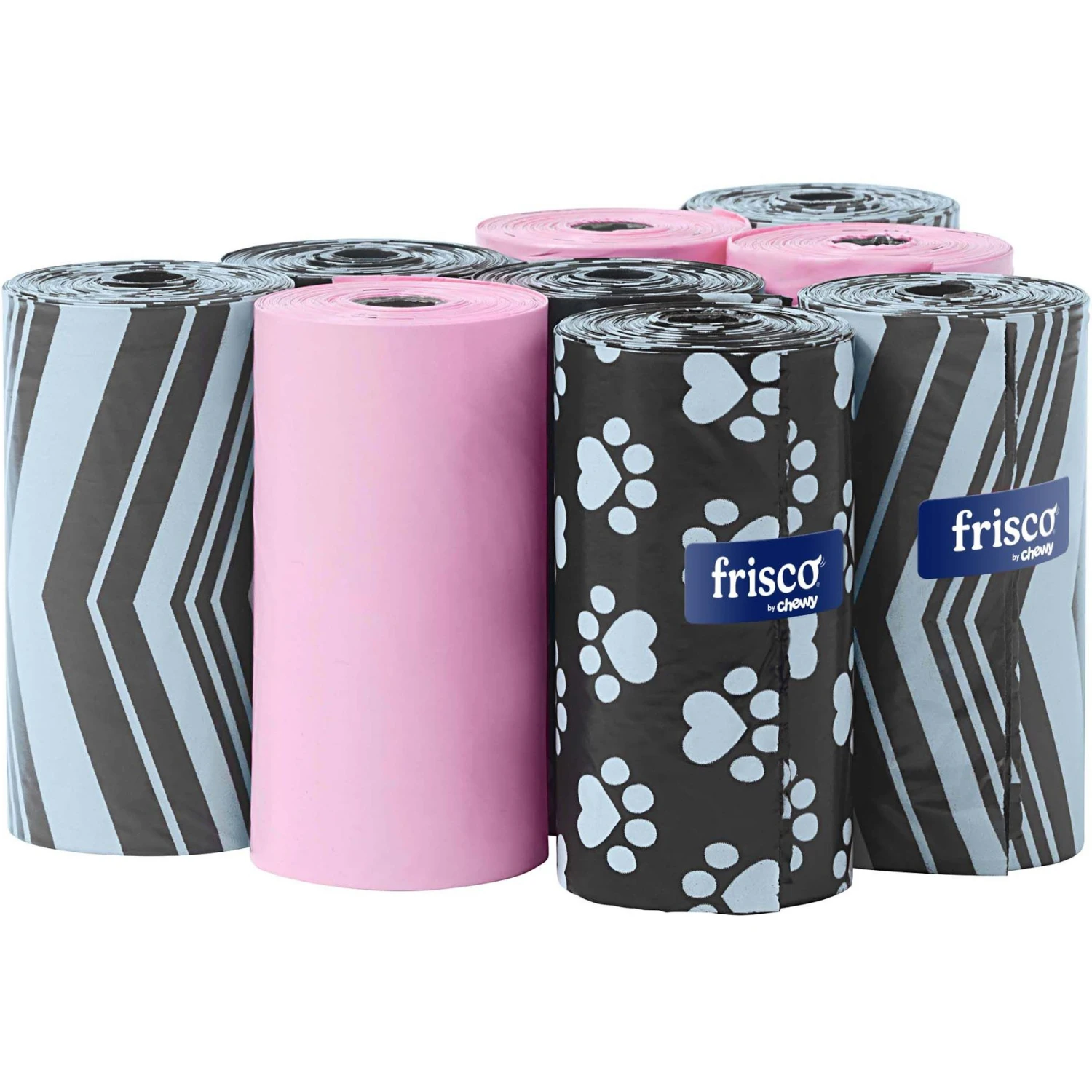 Frisco Pink, Black & Gray Assorted Solid & Printed Poop Bags, 270 Count 3 Frisco Pink, Black & Gray Assorted Solid & Printed Poop Bags, 270 Count