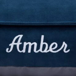 Frisco Personalized Navy Bolstered Bed With Navy Check Bolster 8 Frisco Personalized Navy Bolstered Bed With Navy Check Bolster -Frisco 311766 PT3. AC SS1800 V1630593998