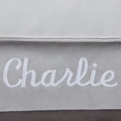 Frisco Personalized Silver Bolstered Bed With Silver Check Bolster 8 Frisco Personalized Silver Bolstered Bed With Silver Check Bolster -Frisco 311770 PT3. AC SS1800 V1630593995