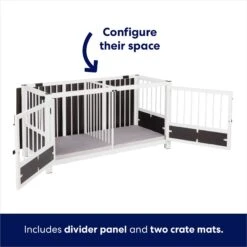 Frisco "Roma" Dog Crate Credenza & Mat 11 Frisco "Roma" Dog Crate Credenza & Mat -Frisco 315189 PT4. AC SS1800 V1636564342