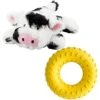 Frisco Cow Plush Squeaky Dog Toy & Playology Scented Dual Layer Ring Dog Toy 1 Frisco Cow Plush Squeaky Dog Toy & Playology Scented Dual Layer Ring Dog Toy -Frisco 319488 MAIN. AC SS1800 V1630618575