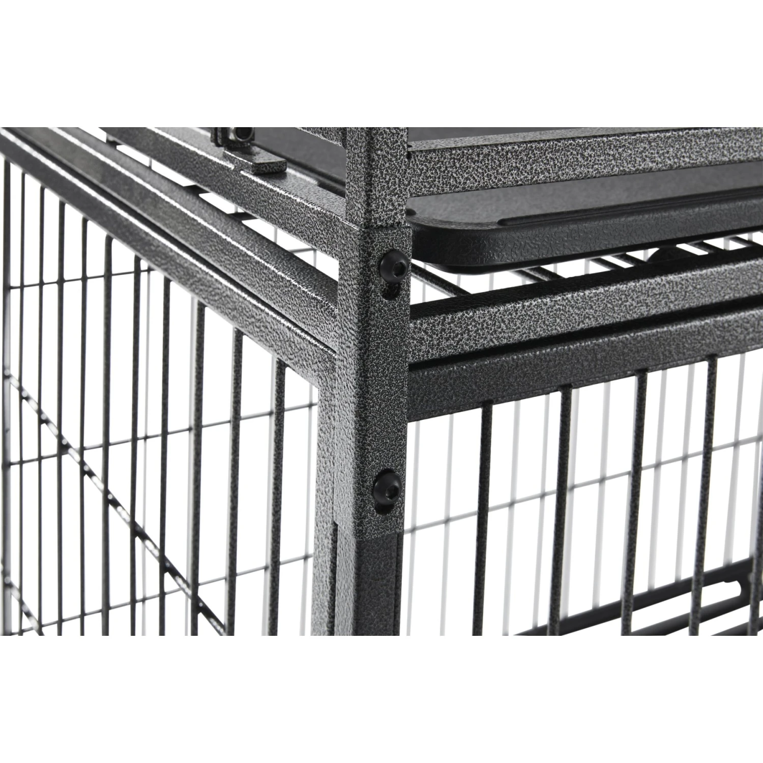 Frisco Ultimate Lightweight Heavy Duty Foldable & Stackable Steel Metal Single Door Dog Crate 9 Frisco Ultimate Lightweight Heavy Duty Foldable & Stackable Steel Metal Single Door Dog Crate - Image 7