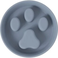 Frisco Silicone Stainless Paw Steel Slow Feeder Dog & Cat Bowl -Frisco 331528 PT4. AC SS1800 V1657656874