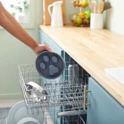 Frisco Silicone Stainless Paw Steel Slow Feeder Dog & Cat Bowl -Frisco 331528 PT6. AC SS1800 V1657656874