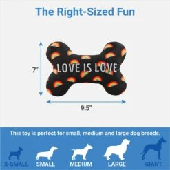 Frisco Pride Proud Pup Bone Plush Squeaky Dog Toy -Frisco 331638 PT1. AC SS1800 V1649785017