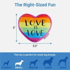 Frisco Pride My Dads Love Me Plush Squeaky Dog Toy -Frisco 331648 PT1. AC SS1800 V1649784988