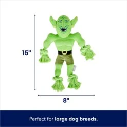 Frisco Halloween Goblin Plush With Rope Squeaky Dog Toy -Frisco 344132 PT1. AC SS1800 V1689878853