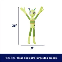 Frisco Halloween Alien Wagazoo Plush Squeaky Dog Toy, Extra Long -Frisco 668134 PT1. AC SS1800 V1689283711