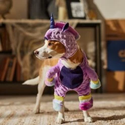 Frisco Front Walking Unicorn Dog & Cat Costume -Frisco 707678 PT7. AC SS1800 V1689355019