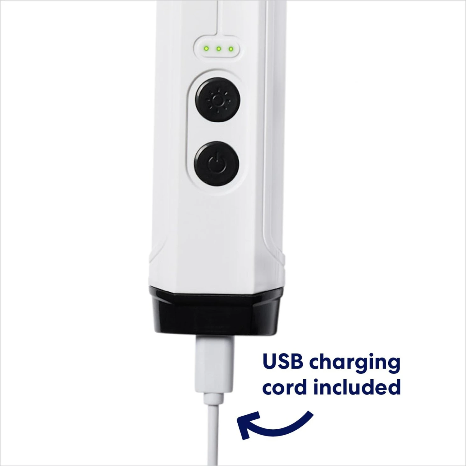 Rechargeable Cordless Cat & Dog 3-Speed Nail Grinder, White 6 Rechargeable Cordless Cat & Dog 3-Speed Nail Grinder, White - Image 4