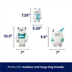 Frisco Holiday Friendly Yetis Plush Squeaky Dog Toy 8 Frisco Holiday Friendly Yetis Plush Squeaky Dog Toy -Frisco 739862 PT1. AC SS1800 V1695045328