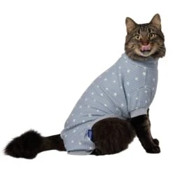 Frisco Cozy Waffle Knit Dog & Cat PJs, Starry Night -Frisco 743134 PT2. AC SS1800 V1692195415