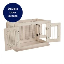 Frisco Double Door Wood & Metal Furniture Style Dog Crate 12 Frisco Double Door Wood & Metal Furniture Style Dog Crate -Frisco 787222 PT3. AC SS1800 V1683122218