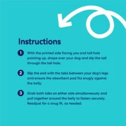 Frisco Washable Female Dog Diaper 12 Frisco Washable Female Dog Diaper -Frisco 862830 PT4. AC SS1800 V1698950164