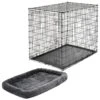 Frisco Heavy Duty Single Door Wire Dog Crate & MidWest Quiet Time Fleece Dog Crate Mat 2 Frisco Heavy Duty Single Door Wire Dog Crate & MidWest Quiet Time Fleece Dog Crate Mat -Frisco 933510 MAIN. AC SS1800 V1692303238