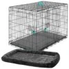 Frisco Heavy Duty Enhanced Lock Double Door Fold & Carry Wire Dog Crate & Mat Kit & MidWest Quiet Time Fleece Dog Crate Mat 2 Frisco Heavy Duty Enhanced Lock Double Door Fold & Carry Wire Dog Crate & Mat Kit & MidWest Quiet Time Fleece Dog Crate Mat -Frisco 947398 MAIN. AC SS1800 V1693924195