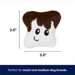 Frisco Holiday Santa's Helpers Plush Squeaky Dog Toy, 3 Count & Frisco Holiday Hot Cocoa Hide & Seek Puzzle Plush Squeaky Dog Toy -Frisco 986230 PT7. AC SS1800 V1698258405